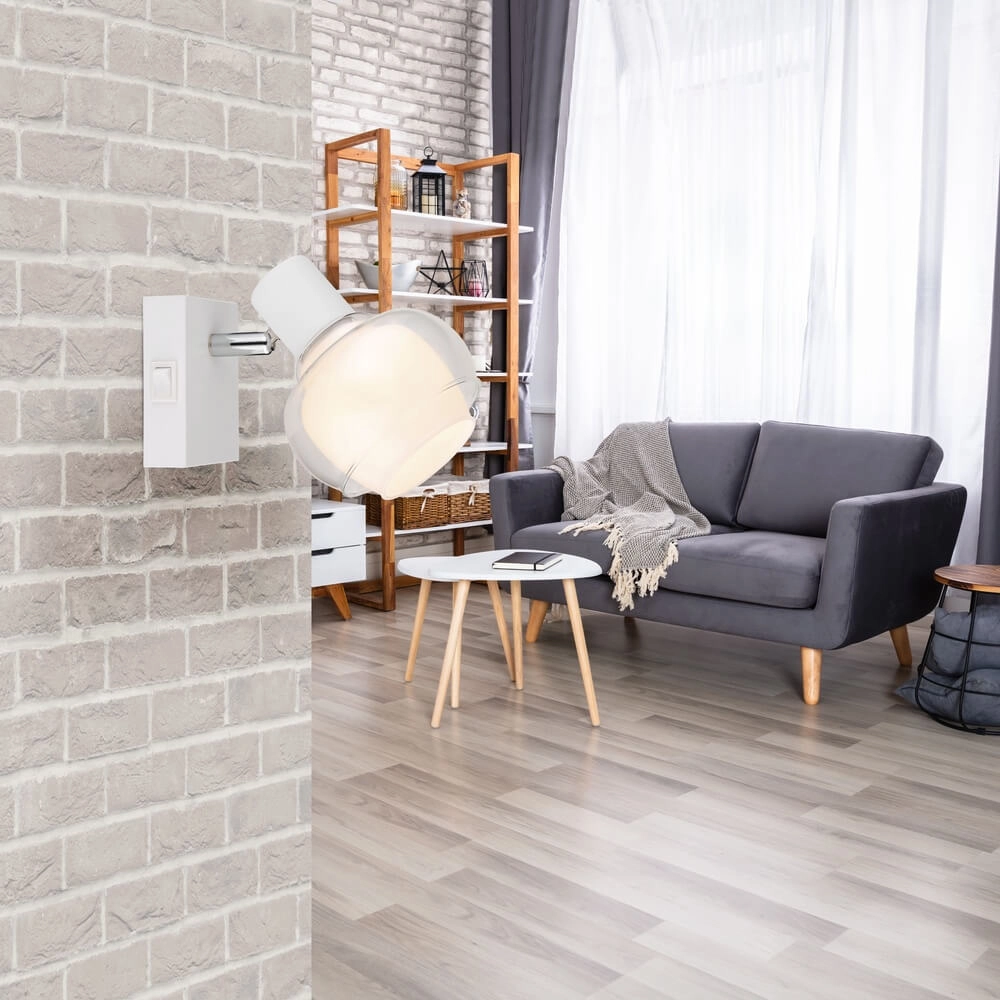 Applique murale blanche Tokki cheville Globo 9007371458035