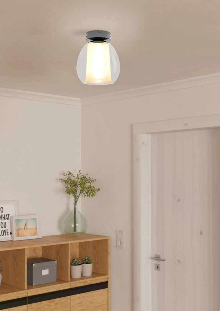 Ceiling lamp Menorca Grey with remote control Stars of Light 9008606359974