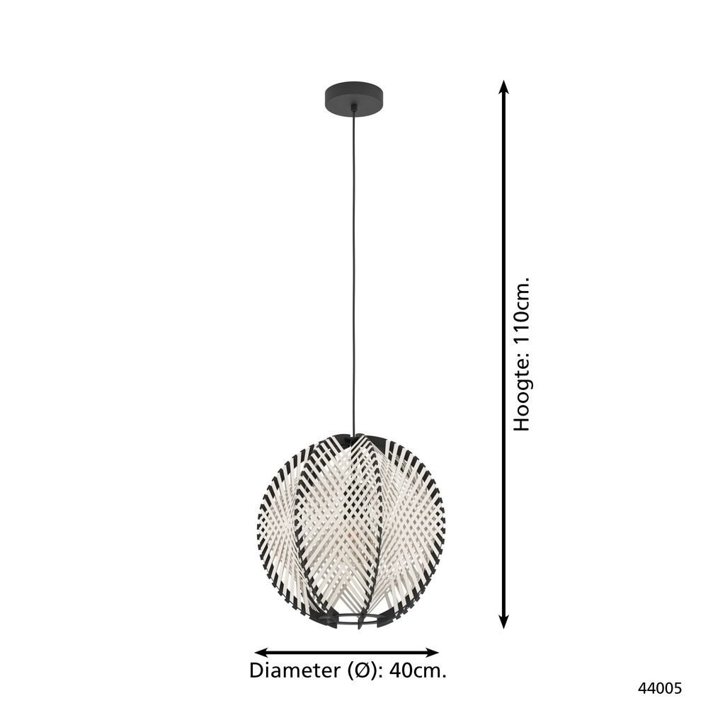 Lampe pendante de conception Waverton Ø 40cm Eglo 9002759440053