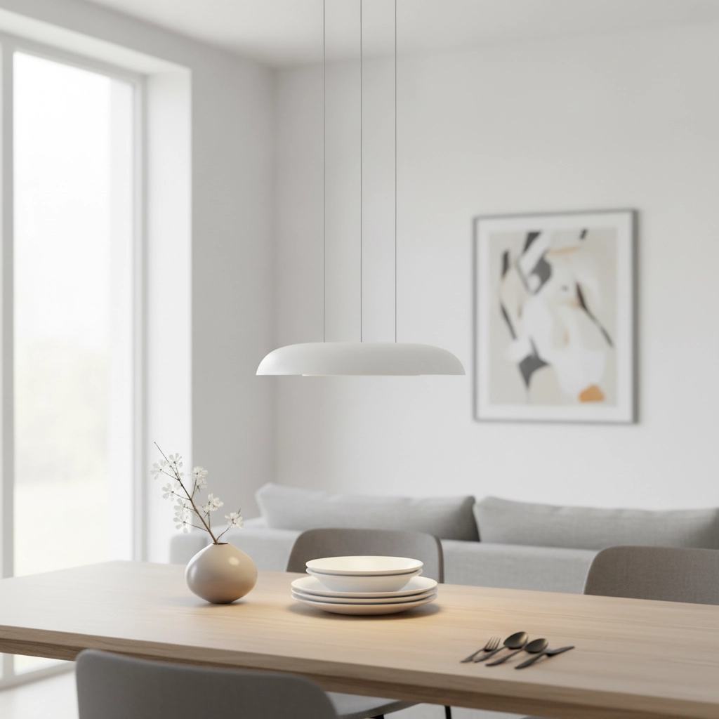 Suspension moderne Ormi Ø 40cm blanc