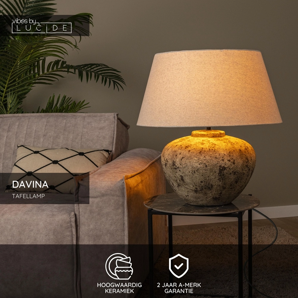 Lampe de table Davina Ø 55cm Lucide Vibes 5411212470317