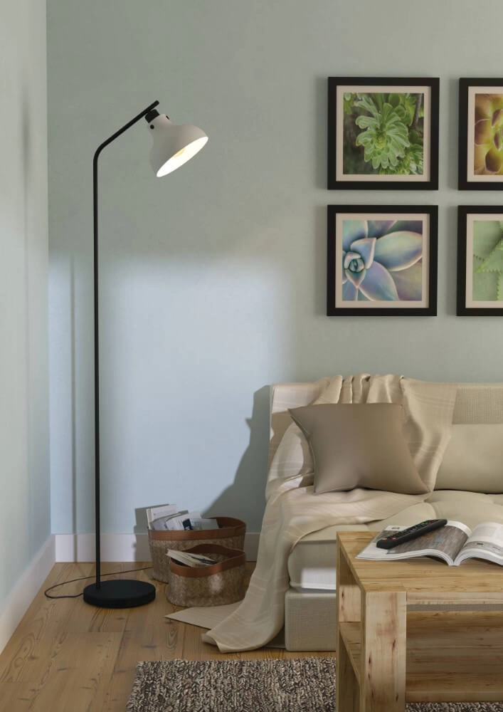 Lampadaire noir avec gris Matlock 158 cm Eglo 9002759438449