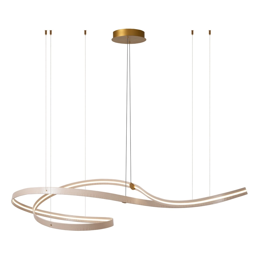 Lumière suspendue LED moderne Slalom Sable avec effet