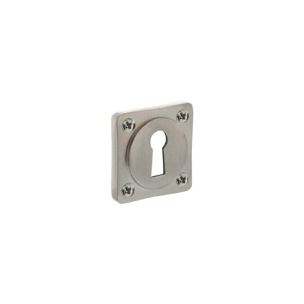 Rosace de clés Basic nickel mat