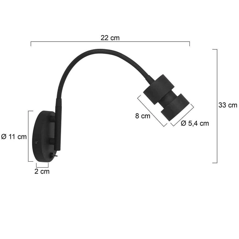 Applique Upround avec connexion USB-A Steinhauer 8712746167627