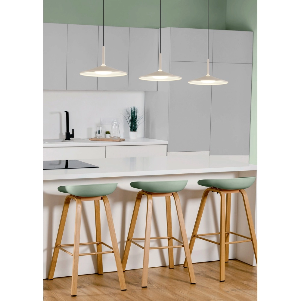 Suspension 3 lumières Lampone Design brun sable Globo 9007371572366