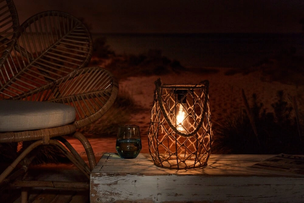 Lampe de table rurale Sardegna solaire Luxform 8719099201732