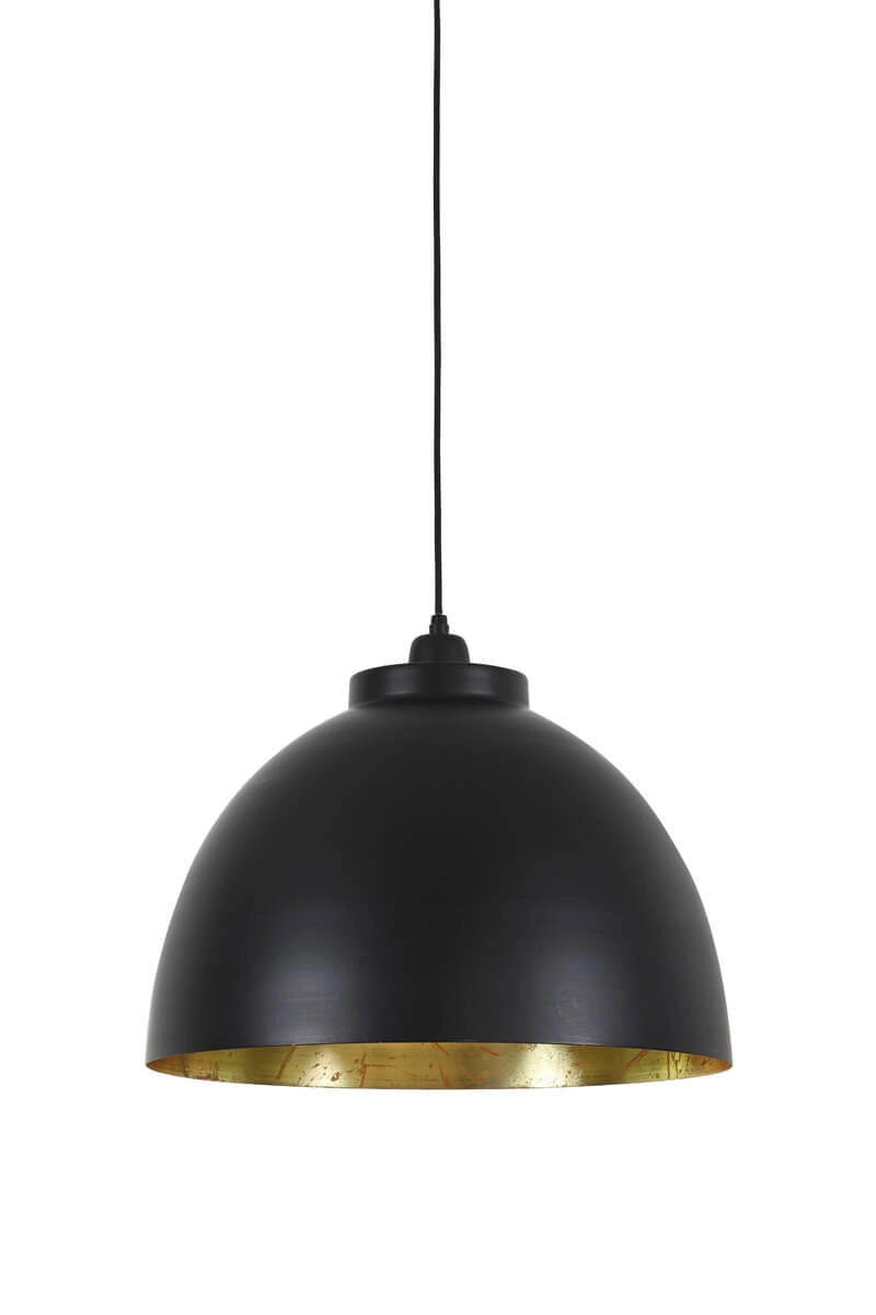 Lampe suspendue Country Kylie noir Ø 45cm Light & Living 8717807059477