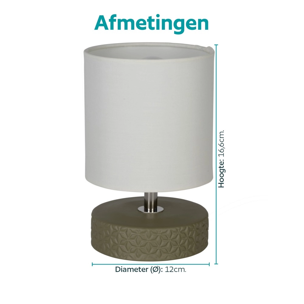 Lampe de table Romanoro rose avec vert Eglo 9008606399796