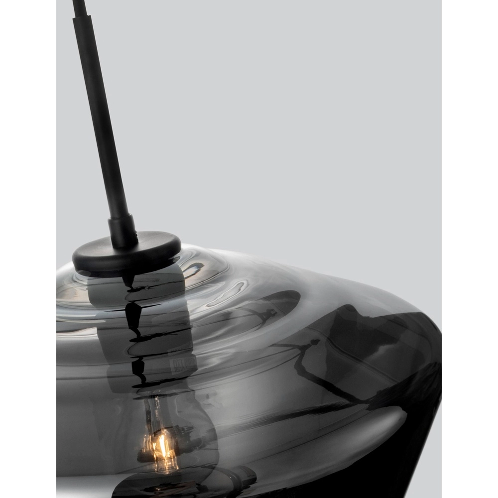 Suspension Veiro verre chromé Ø 30 x 22cm Lyora 5212017421302