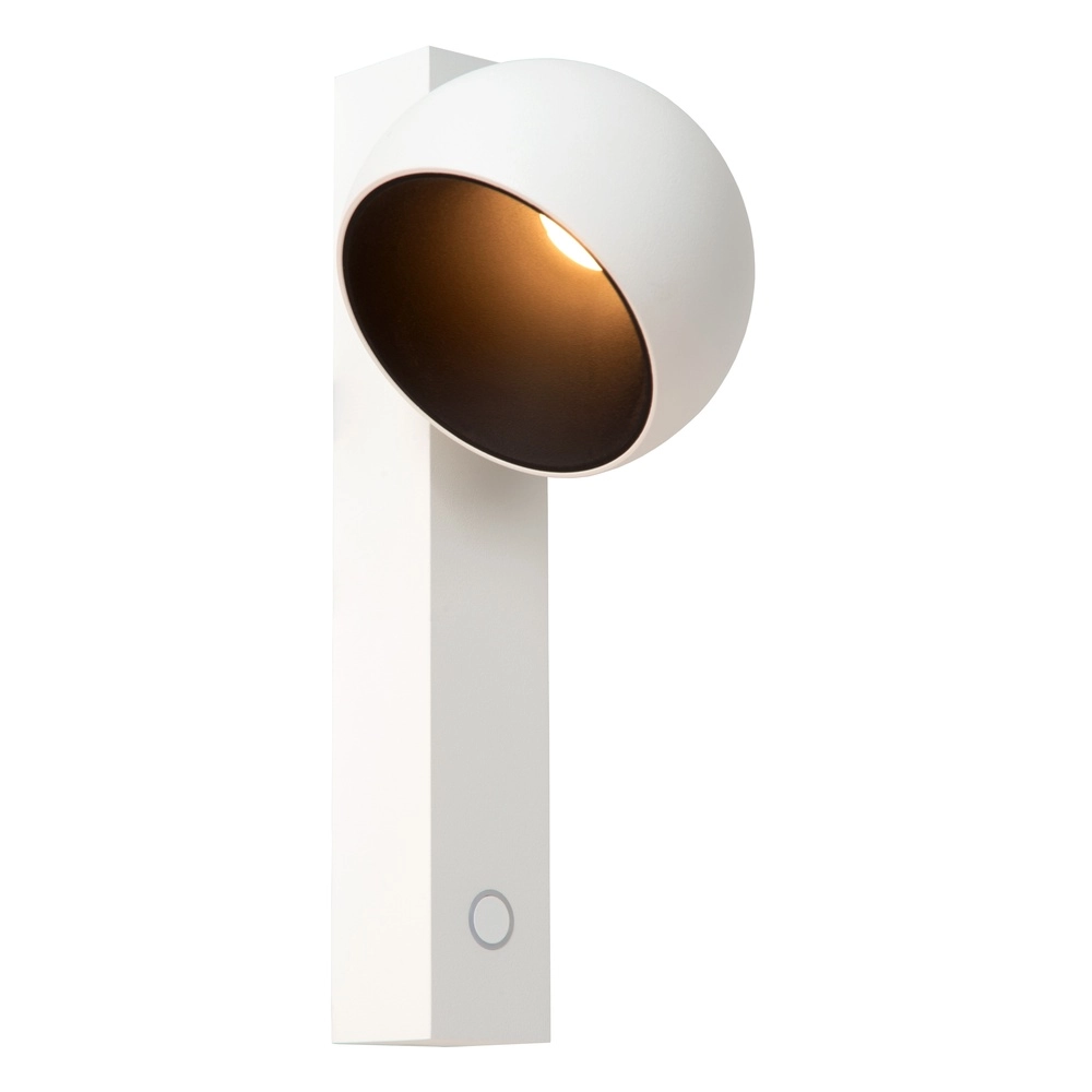 Lampe de lecture de lit Esfera LED - Blanc Premium by Lucide 5411212234469