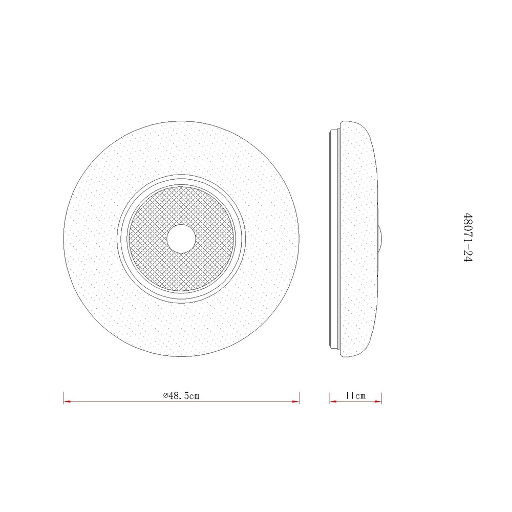 Lampe de plafond Graham blanc Ø 48,5cm Globo 9007371578757