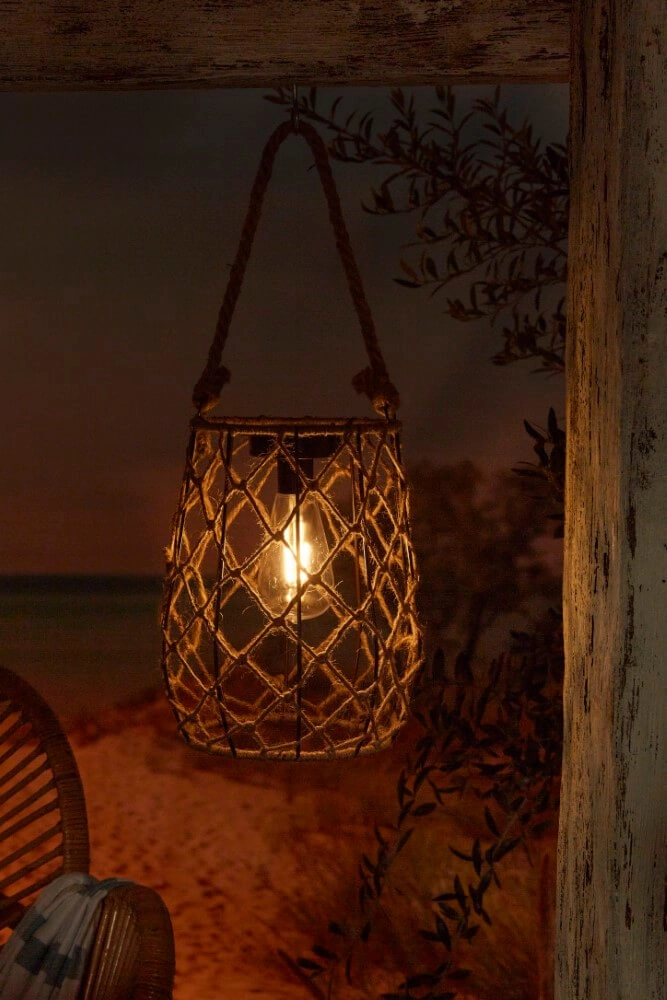 Lampe de table rurale Sardegna solaire Luxform 8719099201732