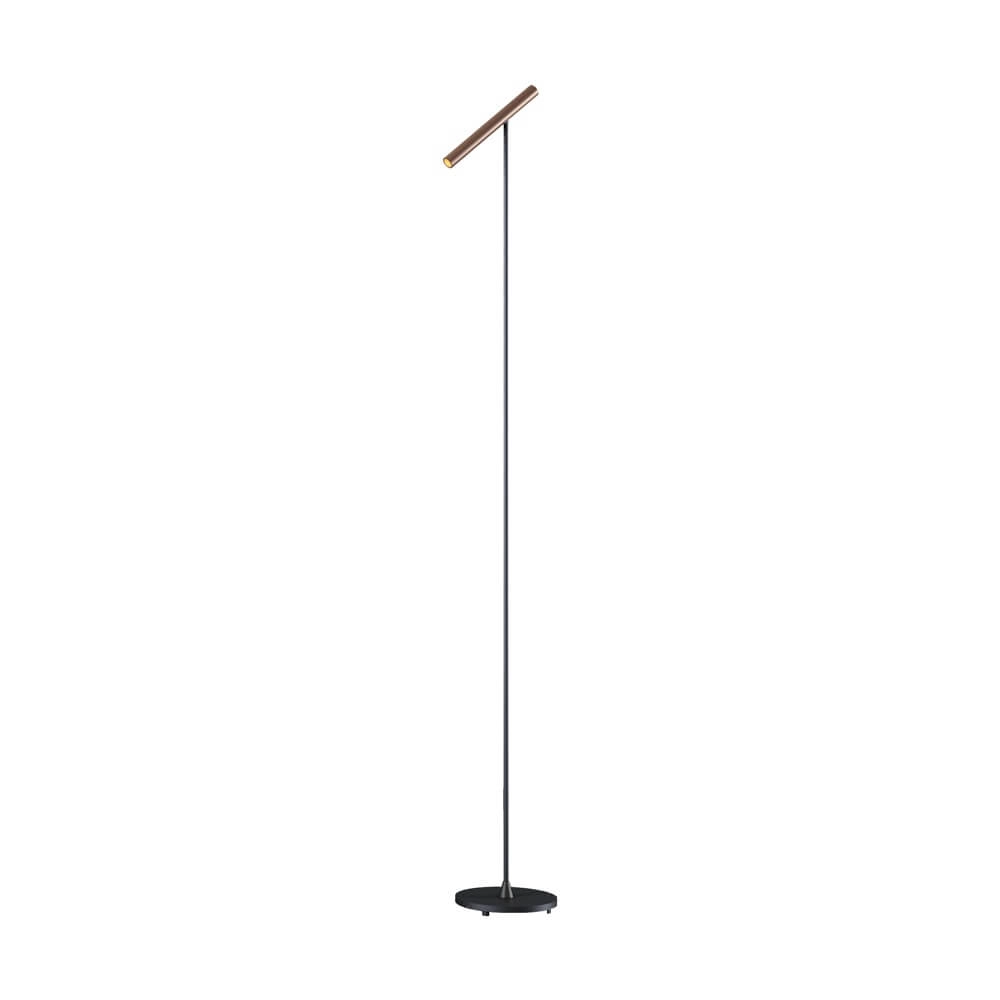 Lampadaire design Kansas noir avec bronze Lampadaire design Kansas noir avec bronze