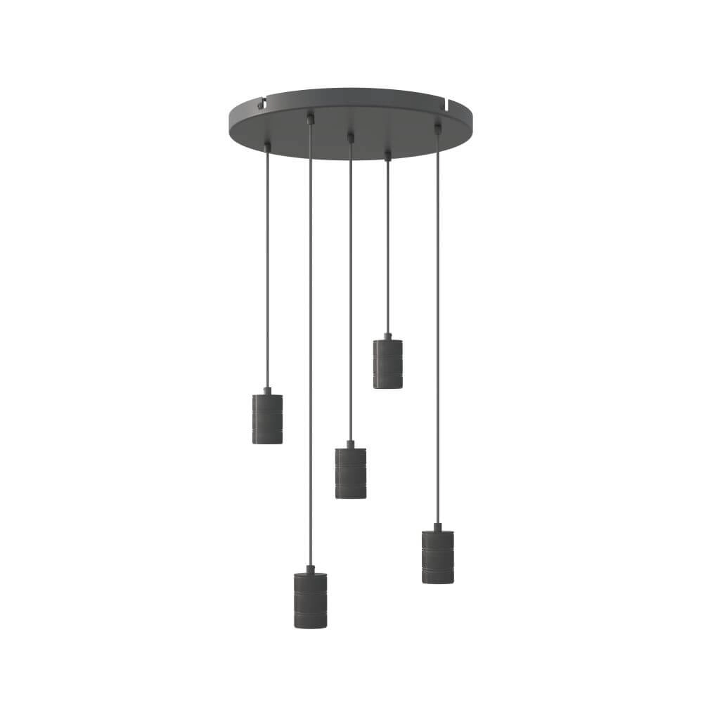 Lampe suspendue Retro 5 lumières