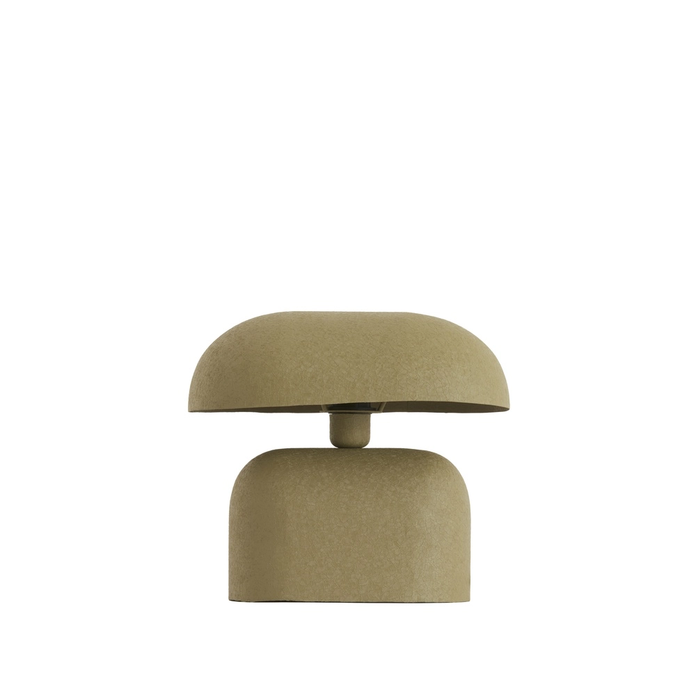 Lampe de table Todd ovale - vert olive mat