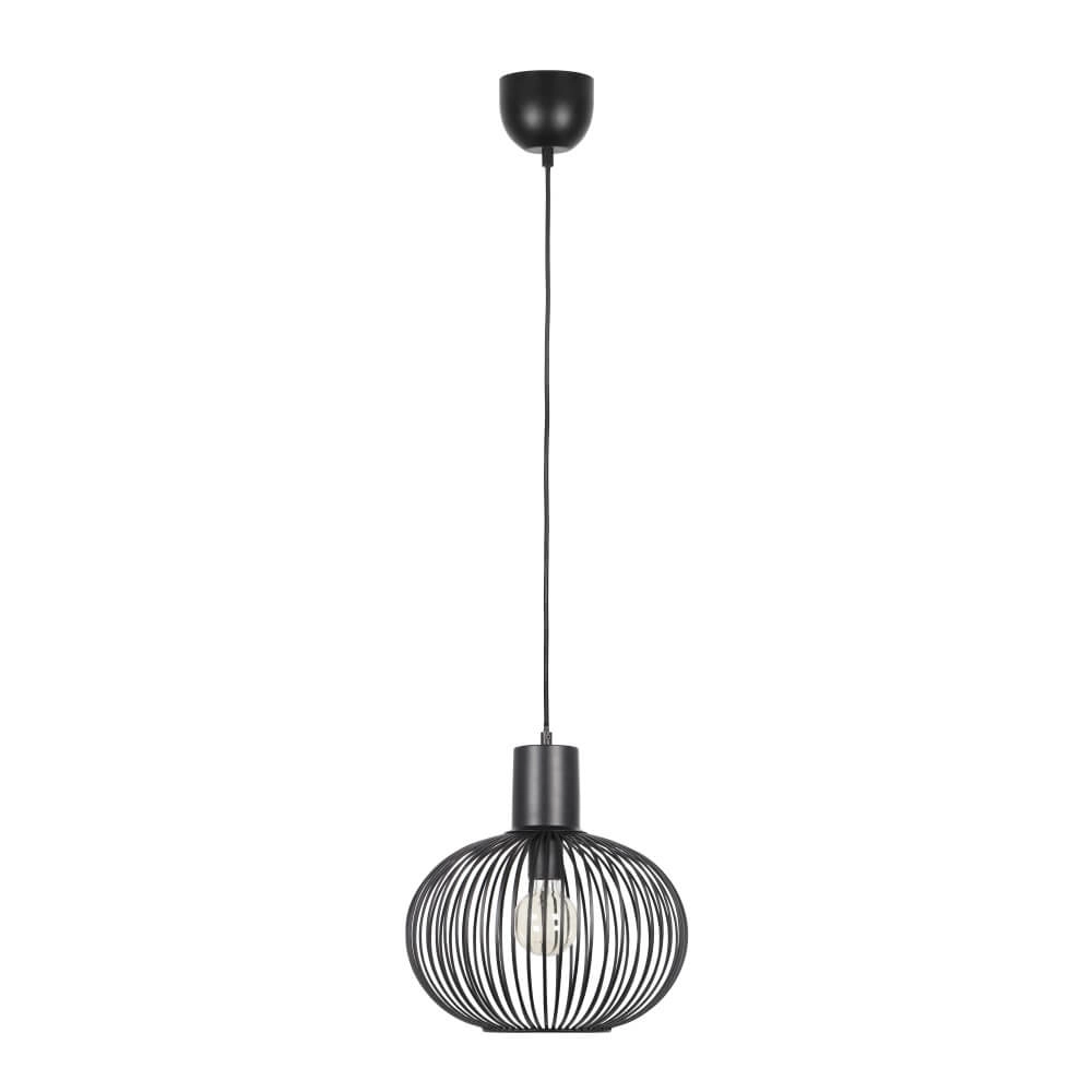 Lampe suspendue en fil de fer Gila Ø 33 cm - noir Trio 4017807617535