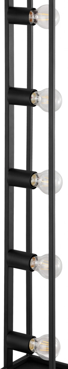 Lampadaire noir Blackcrown 100 cm 5 lumières Eglo 9002759336912