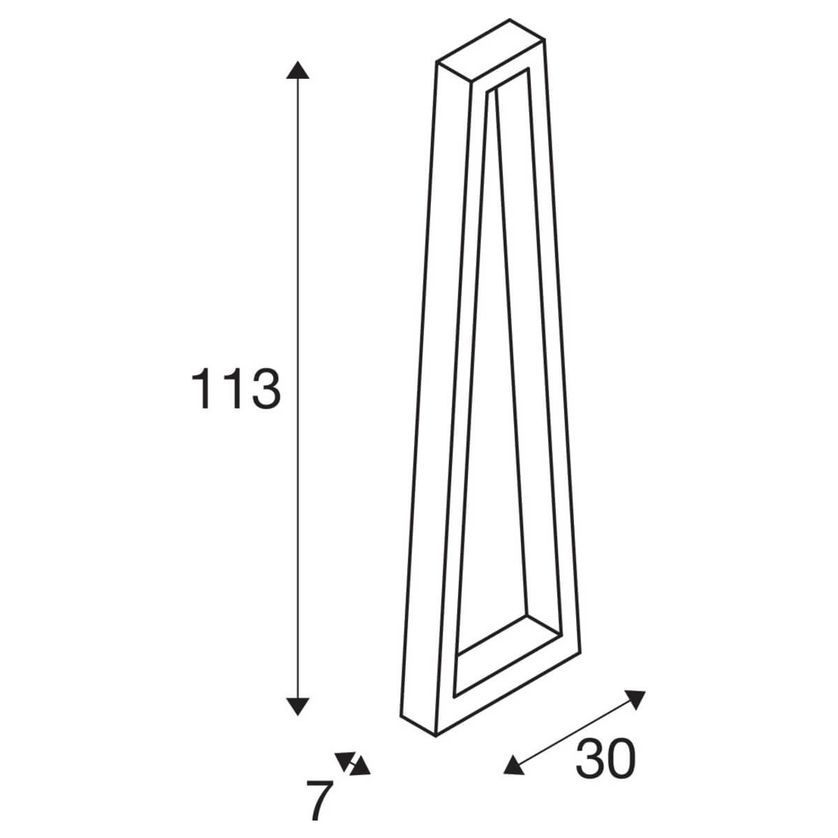 Éclairage de chemin moderne Bookat SLV 4024163256933