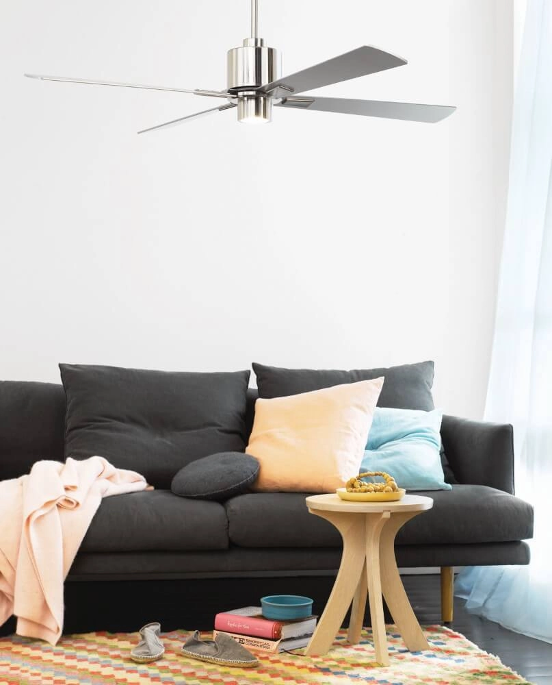 Ventilateur de plafond en acier inoxydable Airfusion Climate I Ø132cm Beacon 9333509087960