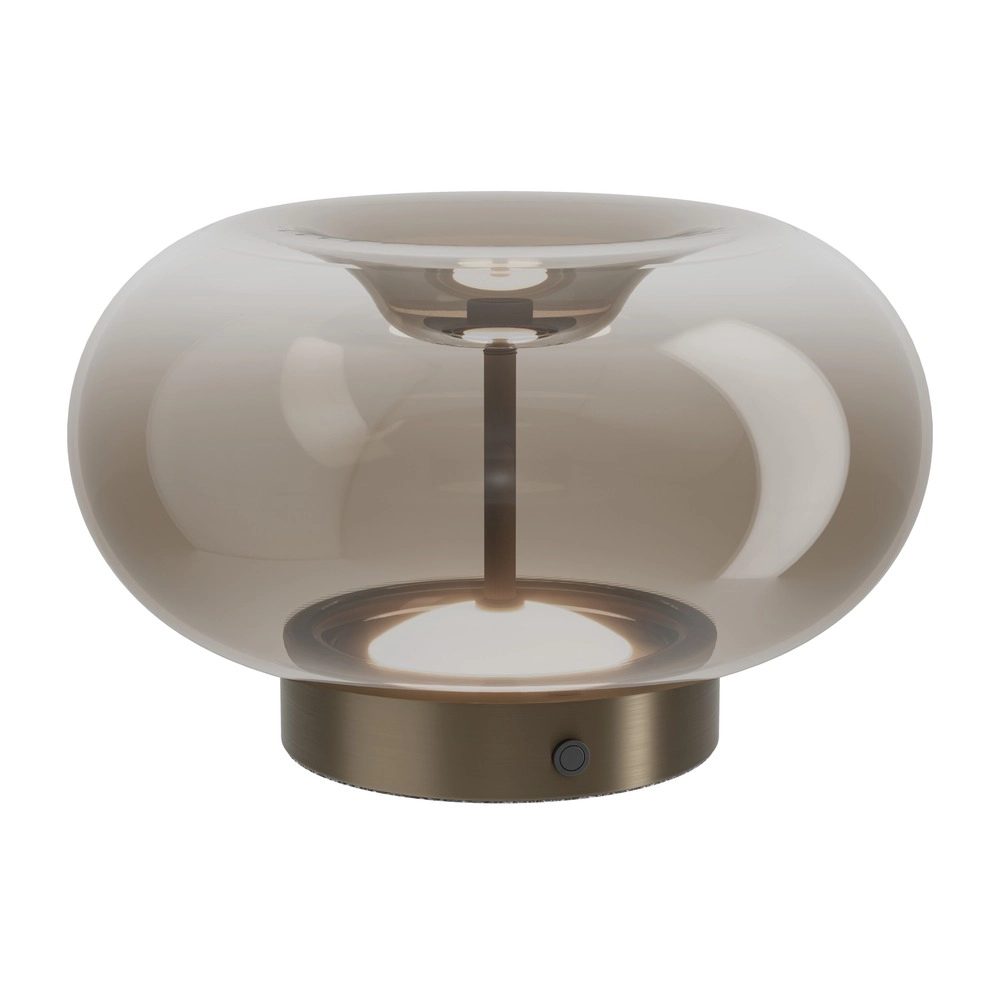 Lampe de table unique Optica 1 bronze