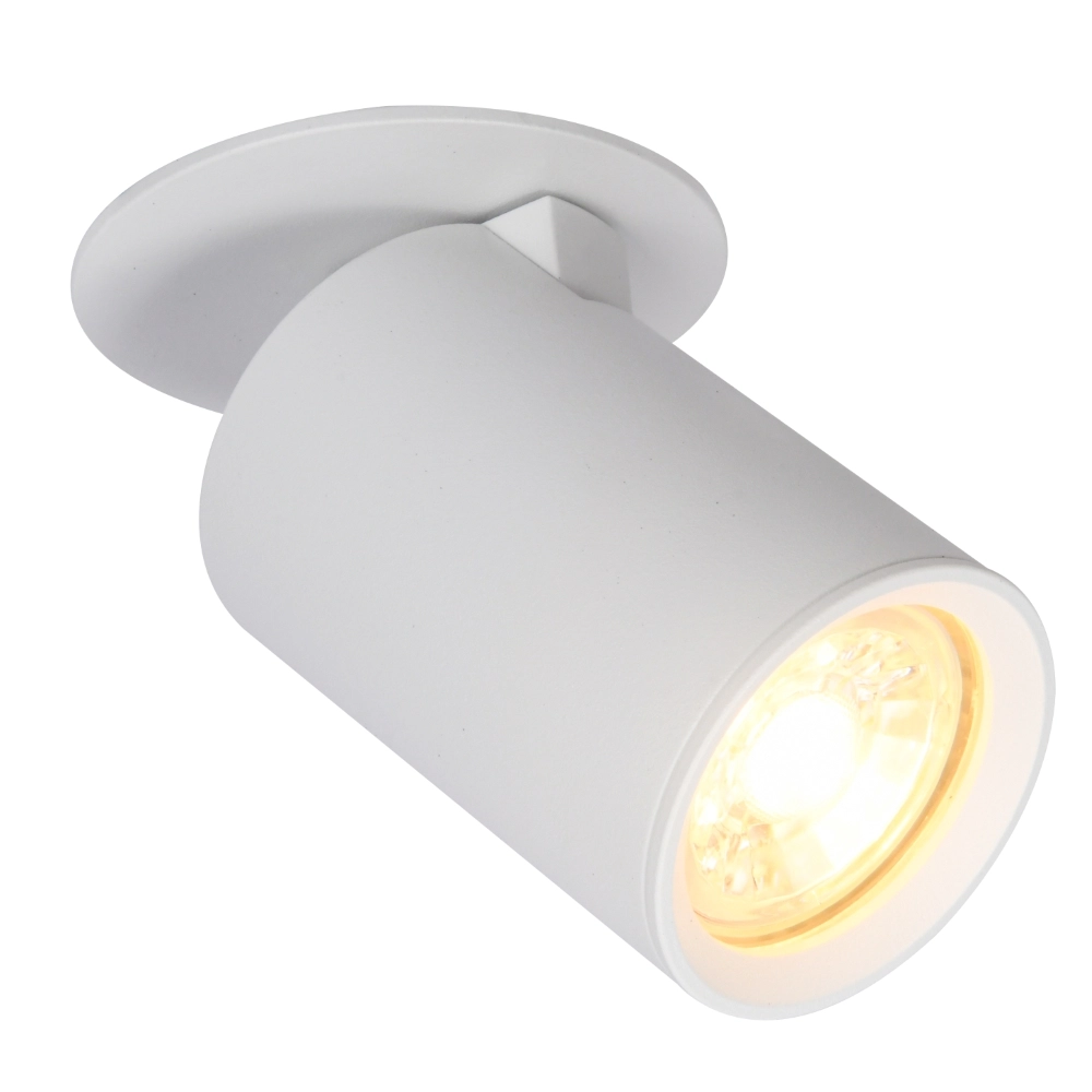 Spot blanc orientable Parma en aluminium