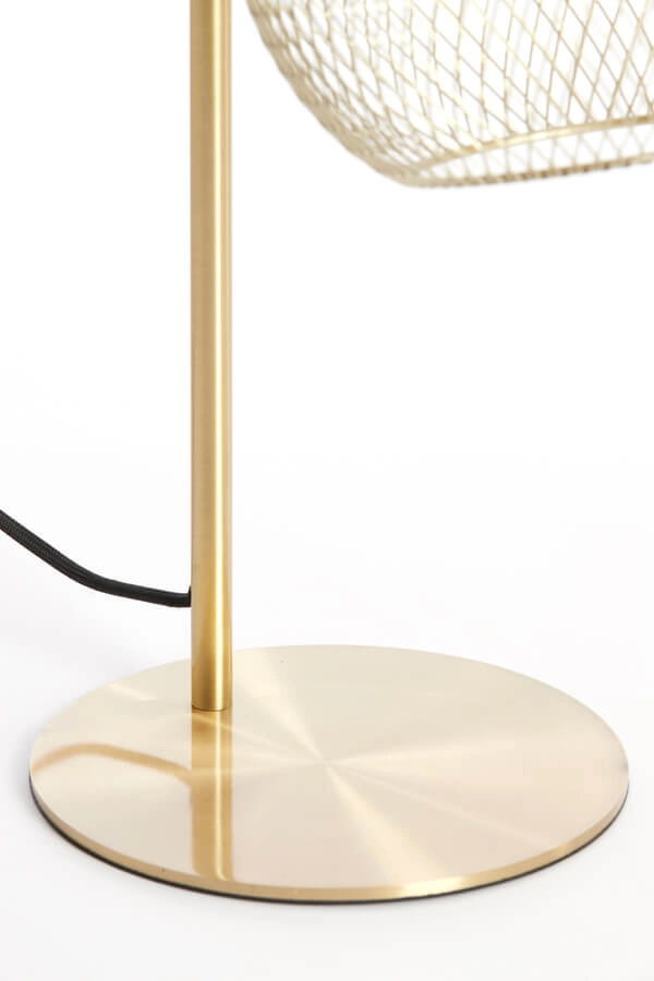Lampe de table dorée Moroc Ø 20cm Light & Living 8717807686420