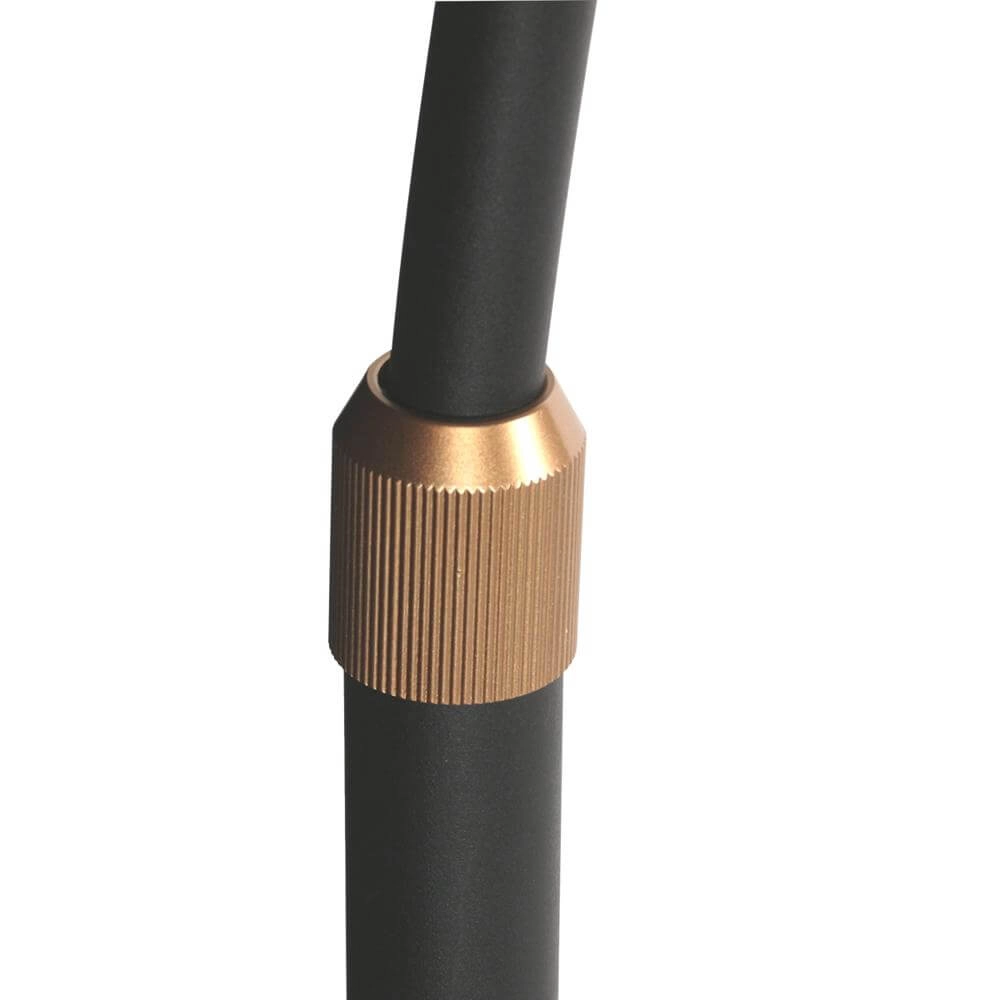 Lampe à arc design Ringlux noir avec or Steinhauer 8712746177398