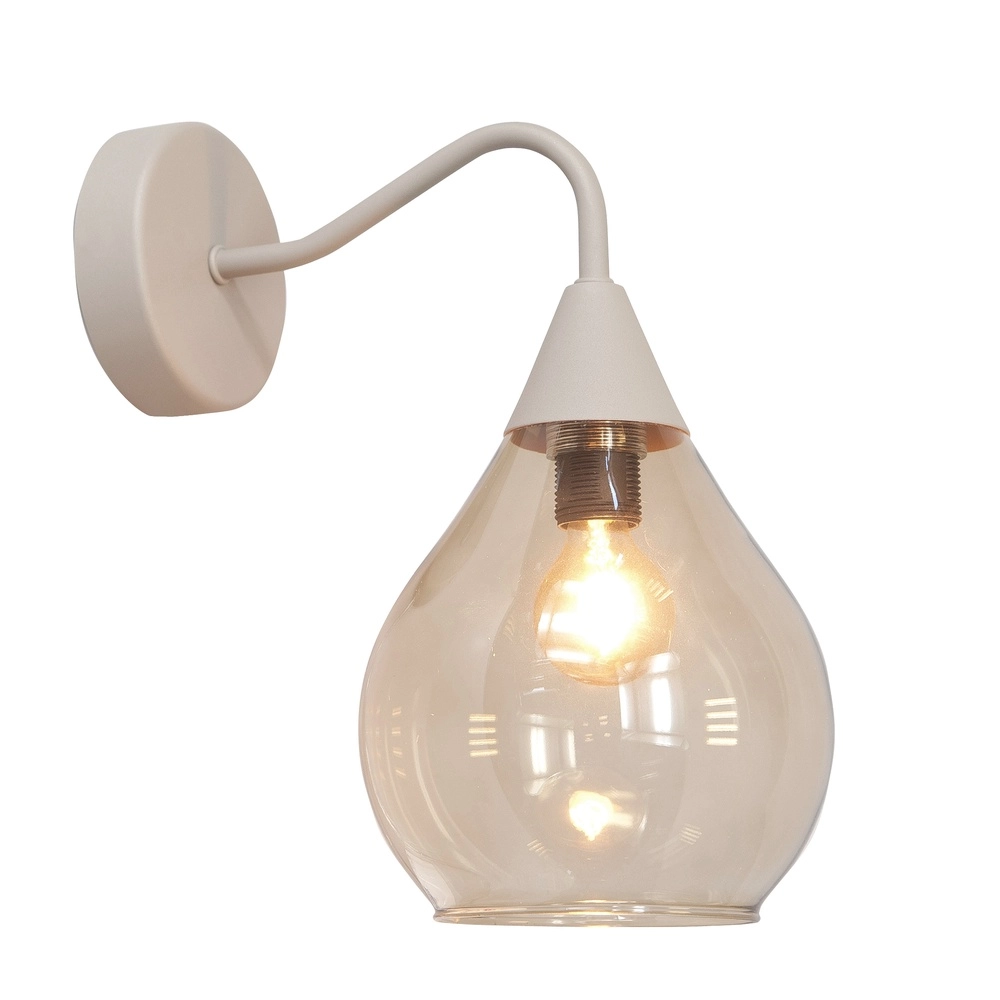 Lampe murale Cambio brun sable