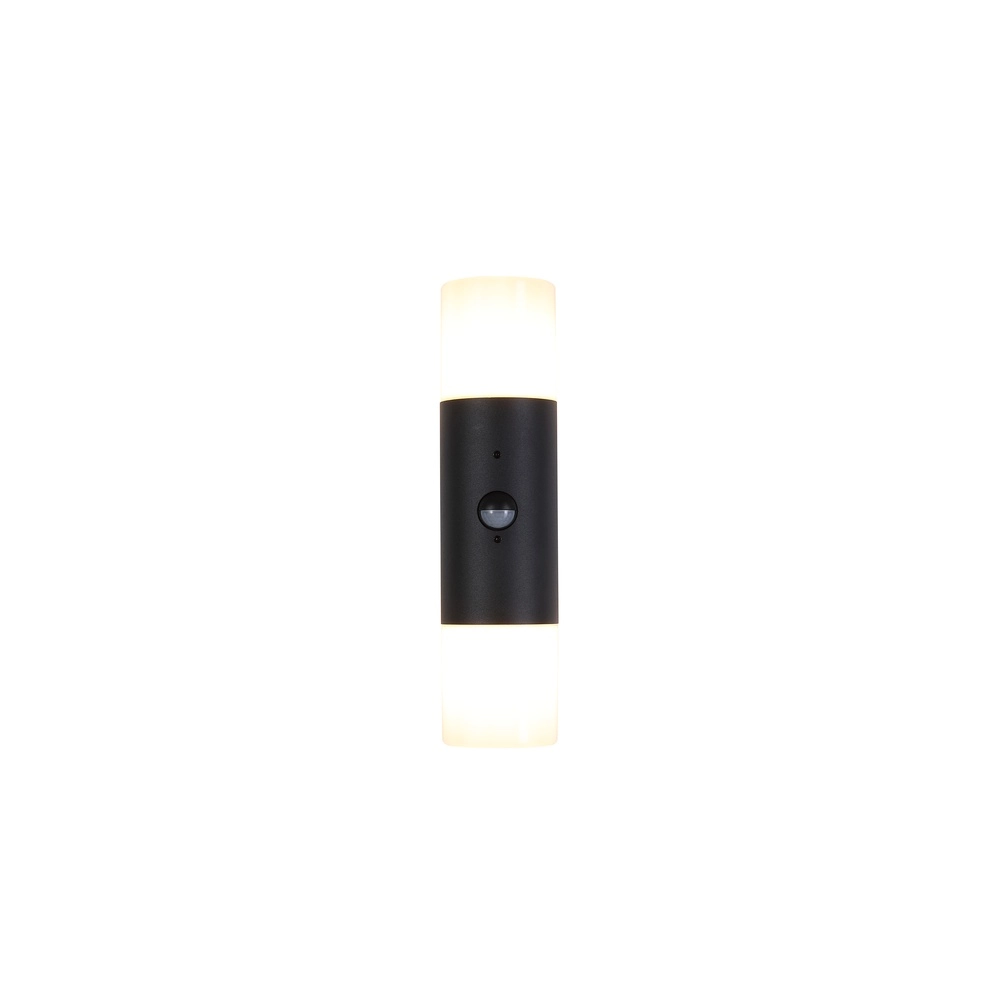 Applique murale Colorado Double noir avec capteur