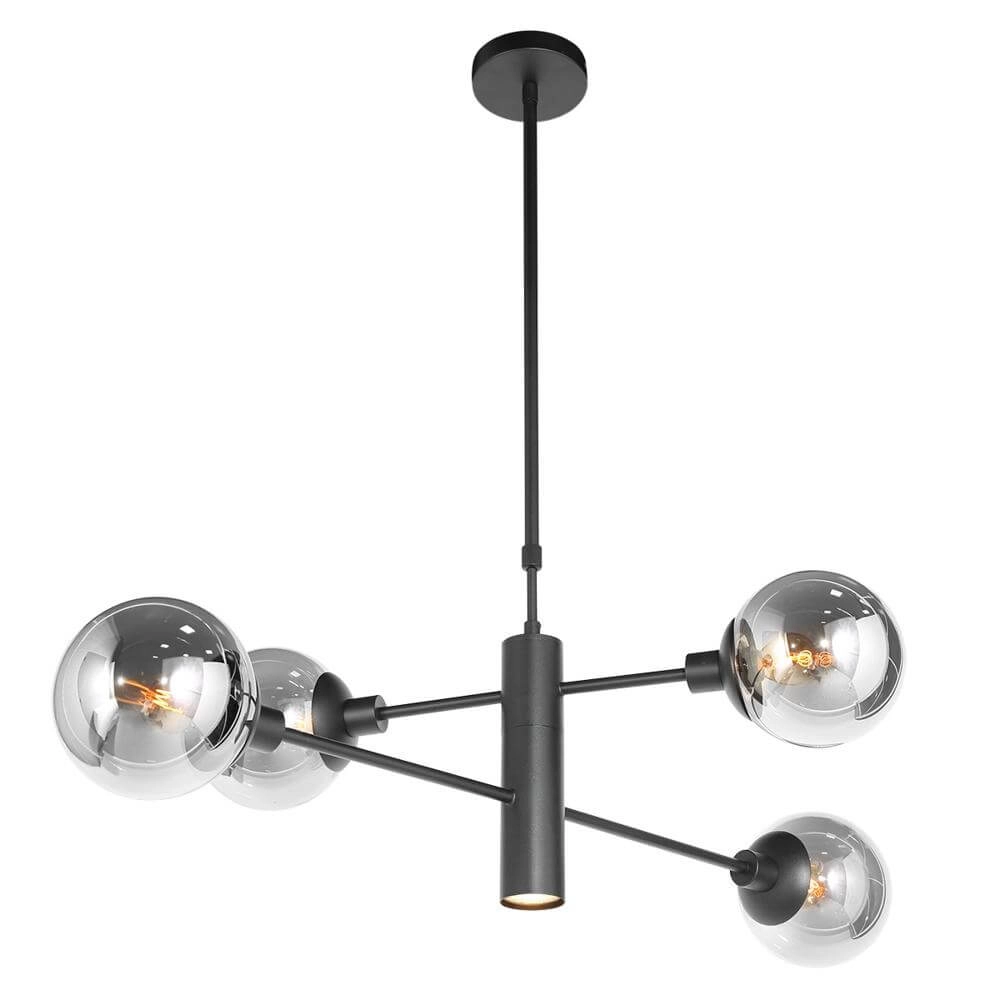 Suspension design Constellation noir avec verre fumé Steinhauer 8712746173031