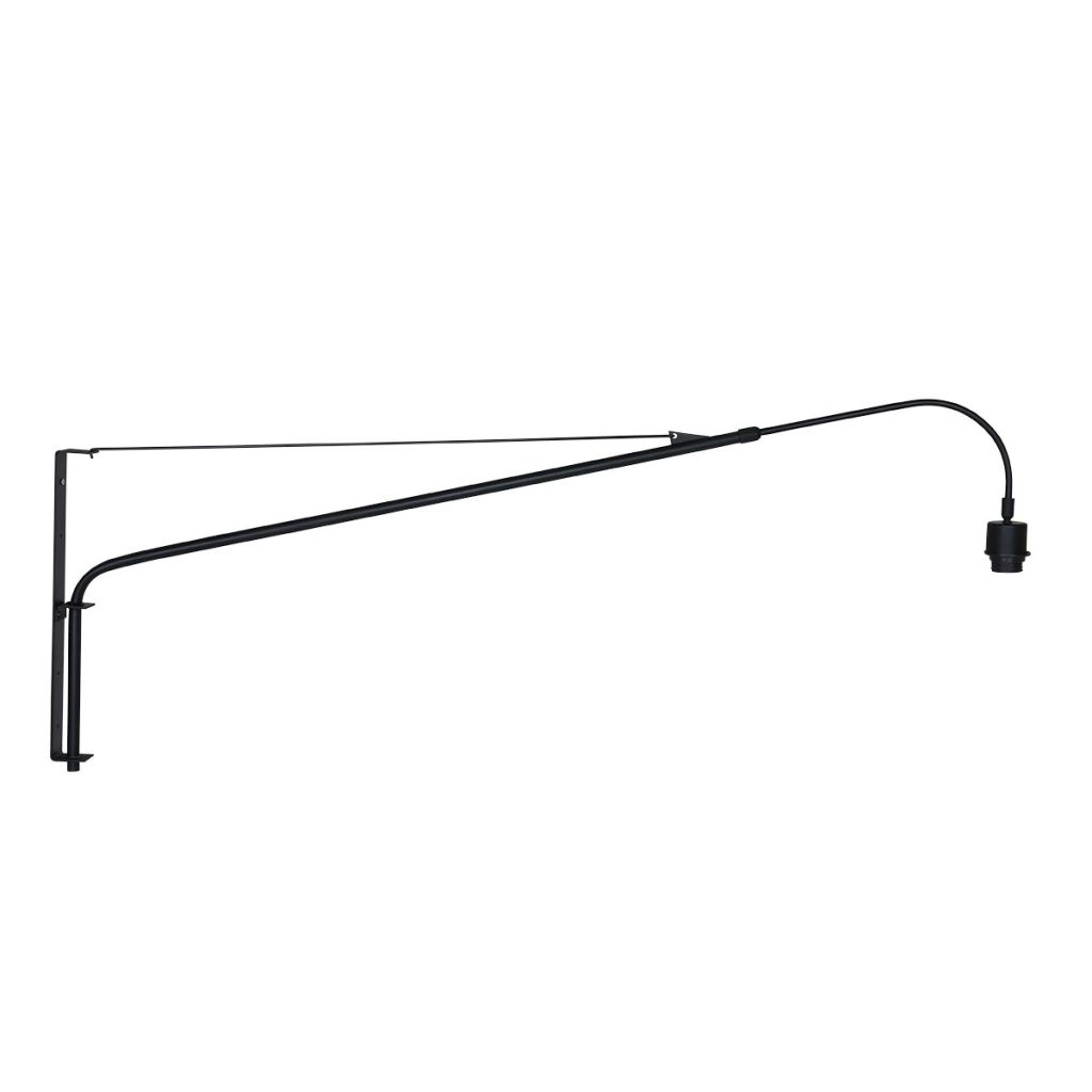 Lampe murale noire Elegant Classy avec un chapeau en liège de 50 cm Ø Steinhauer 8712746180398