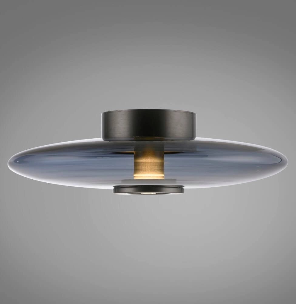 Plafonnier design Pure Vitrum gris Paul Neuhaus 4012248382660