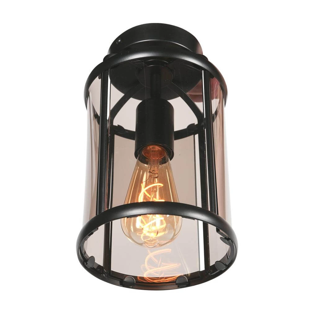 Plafonnier classique Pimpernel noir Steinhauer 8712746174212