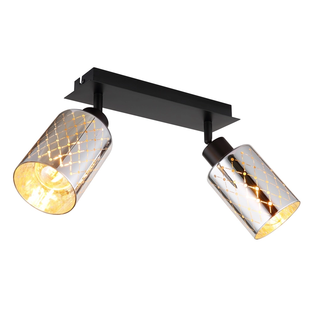 Lampe de plafond à design Alonso 2-noir clair
