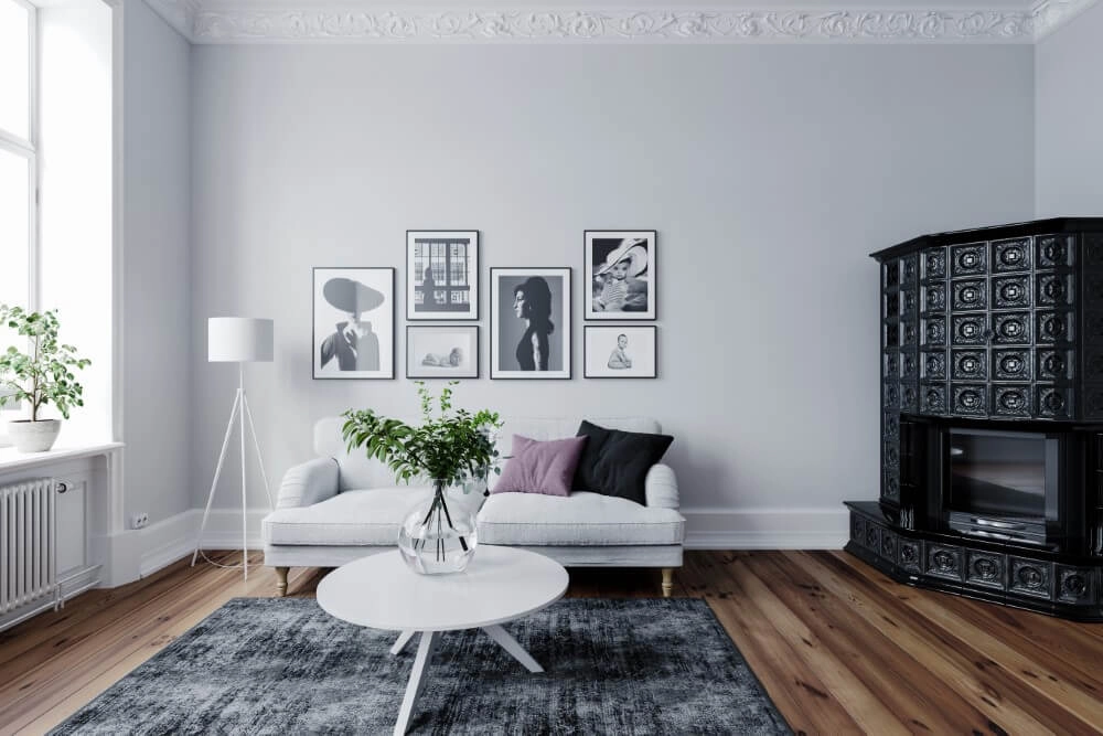 Lampe sur pied Rina blanc By Rydéns 7391741007049