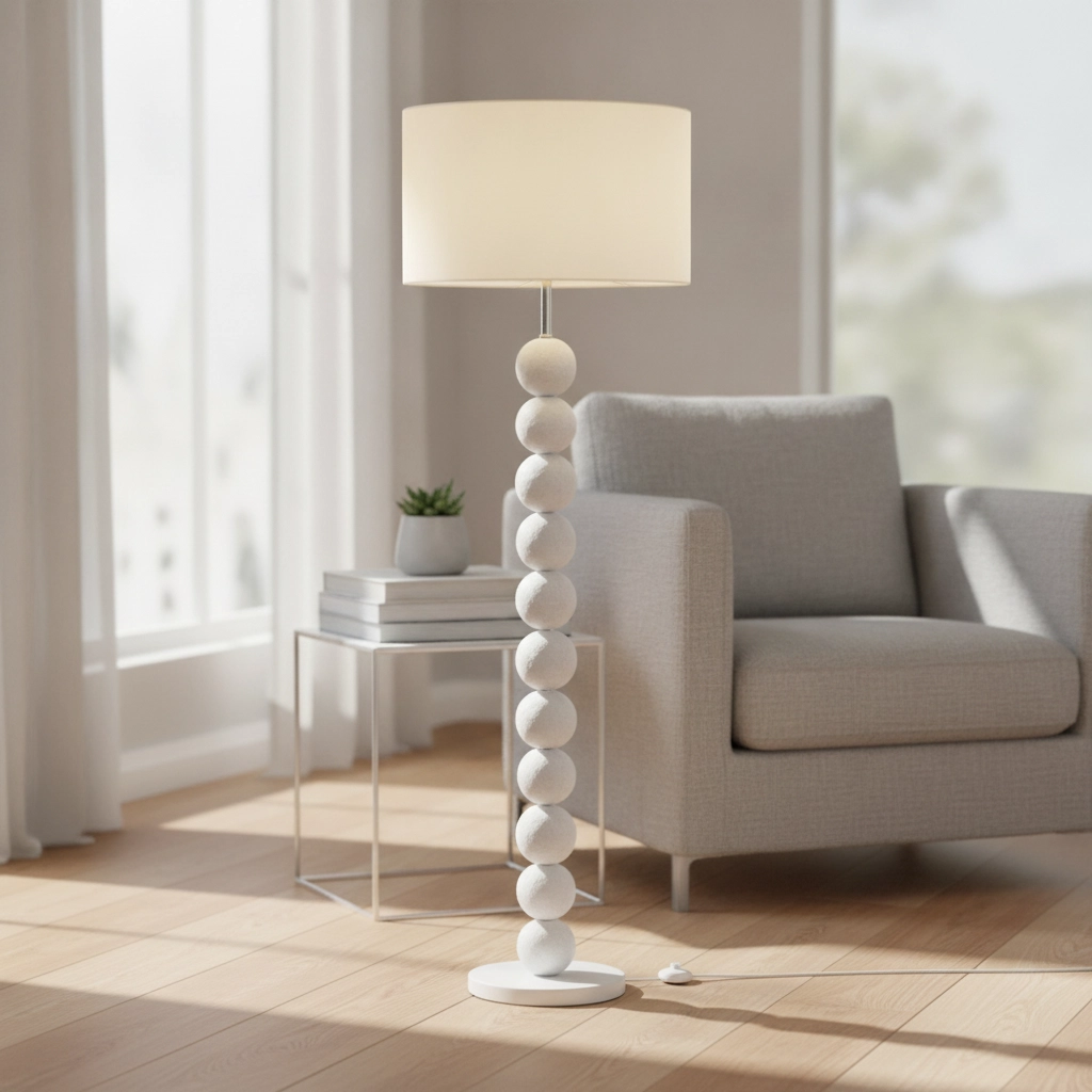 Lampadaire blanc Chamois concevoir