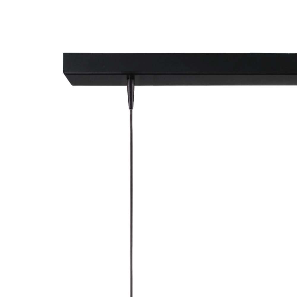 Lampe pendante à 3 lampes Scala 130 cm nickel noir Ø 25 cm Masterlight 8718121326986