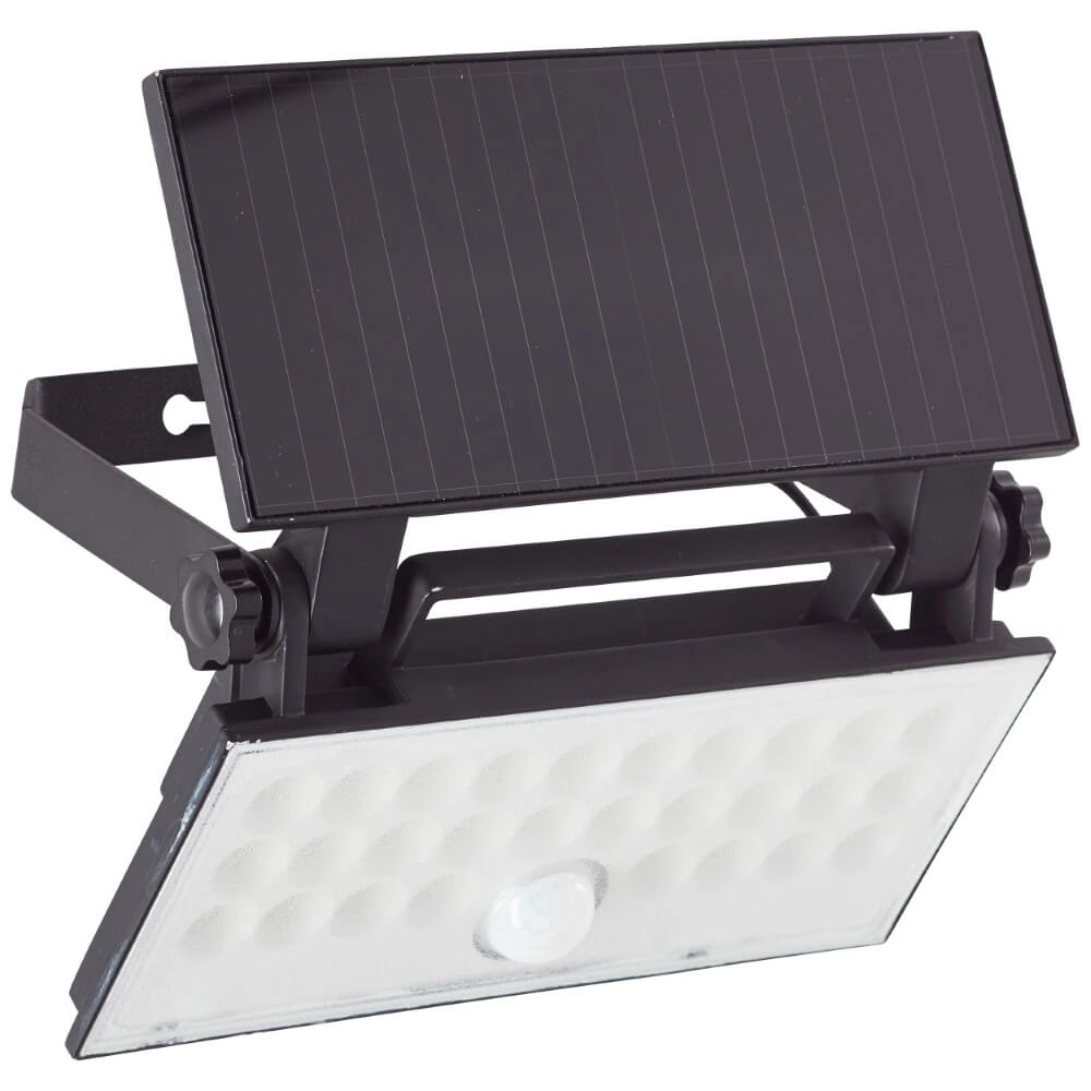 Applique noire Luton solaire Brilliant 4004353437793