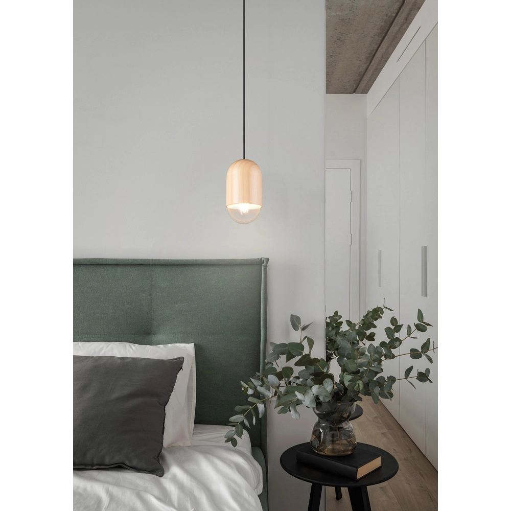 Suspension unique Nara bois Ø 10,5cm Trio 4017807661750