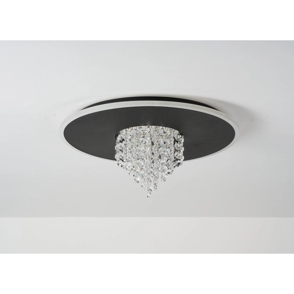 Plafonnier Deluge noir Searchlight 5053423301655