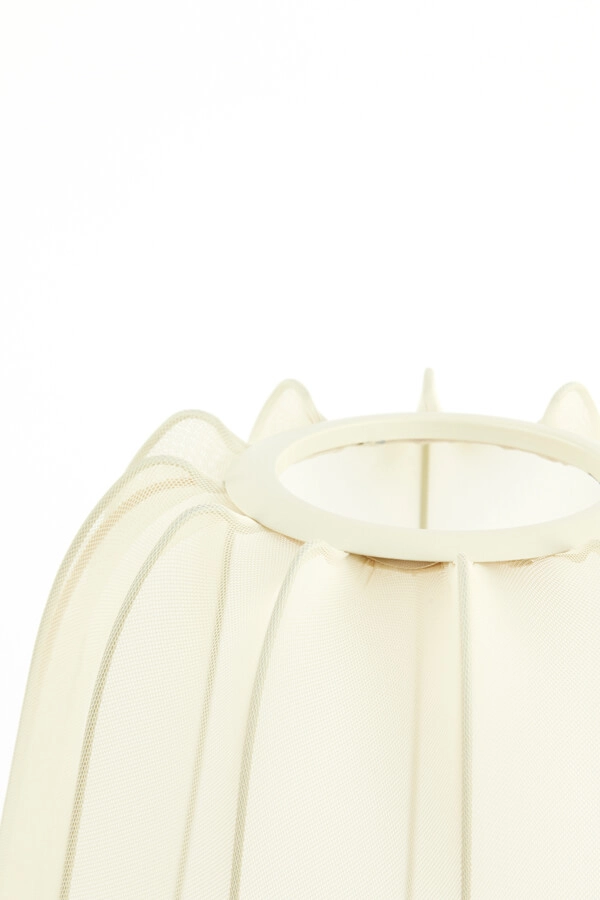 Lampe de table Japandi Plumeria crème Ø 34cm Light & Living 8717807651367