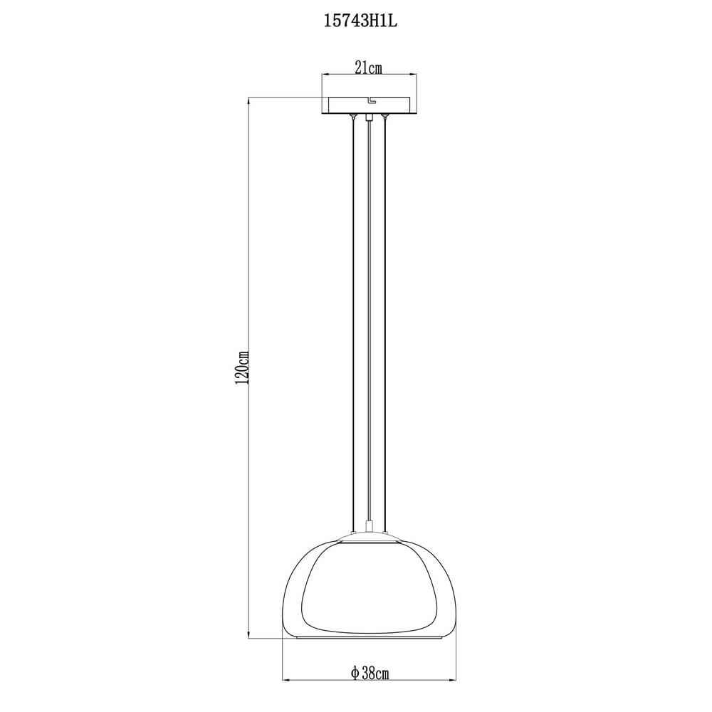 Suspension design Avila simple Ø 38cm Globo 9007371474905