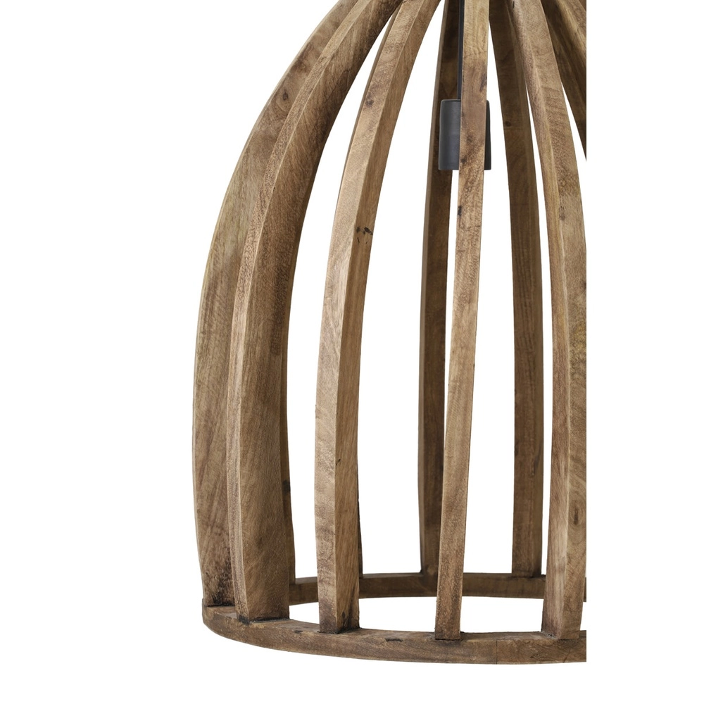 Lampe pendante en bois Haranka Ø 47cm Light & Living 8717807293321
